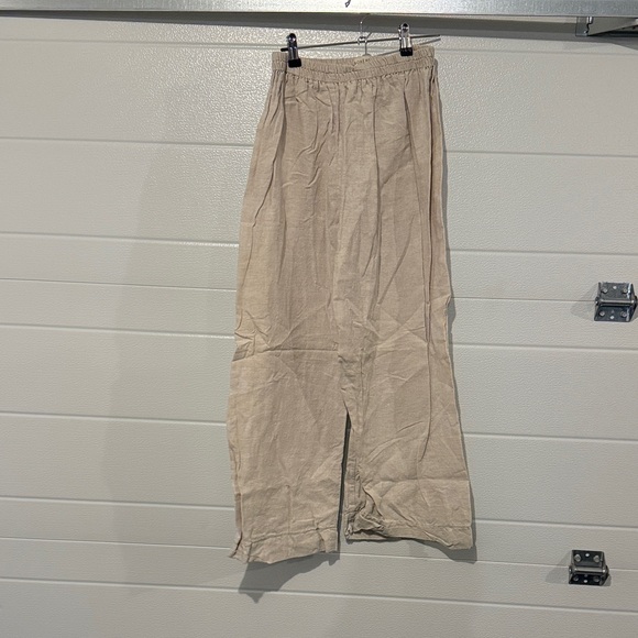 bohme Pants - Bohme Women's linen Tan pants